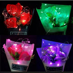 guirlande lumineuse led violet bleu moderne clips pièces rechargeables noël mariage