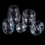 verres vin transparents moderne abat jour circulaire lisses opaques set