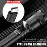 lampe torche super brillante rechargeable étanche anti dérapante moderne camping