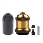 ampoule vis e27 or cuivre argent noir lisse brillant moderne industrielle fixée vis douille