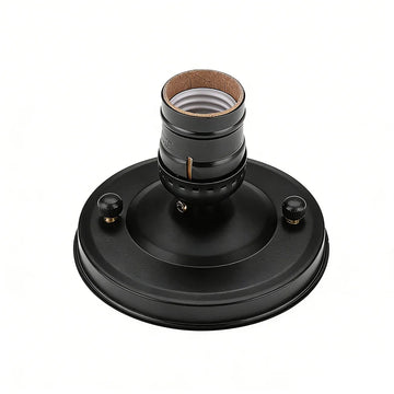 socle lampe vis vintage noir argenté doré bronze mat opacité mur