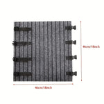 tapis sol antidérapant hauteur réglable robuste anti saleté caravane camping car gris foncé vert