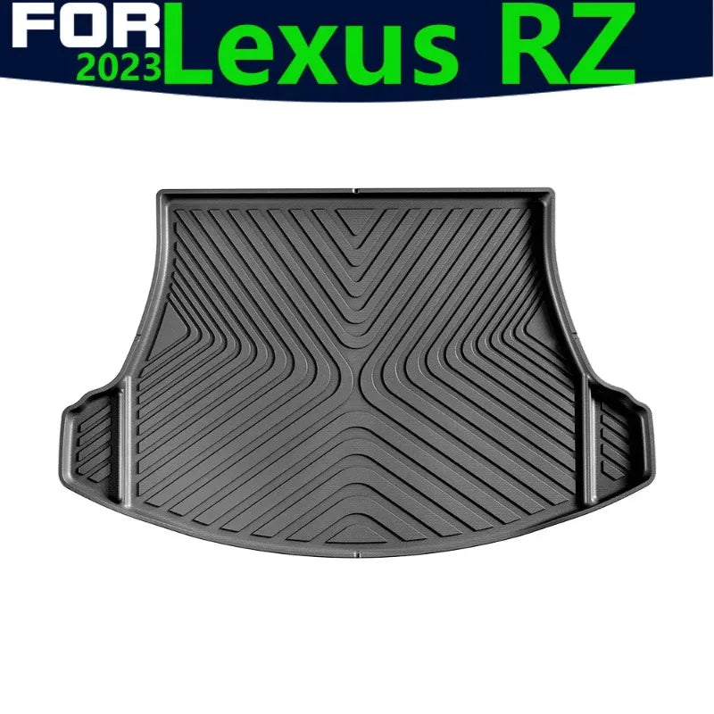 tapis sol imperméable noir rayures diagonales moderne voiture facile nettoyage