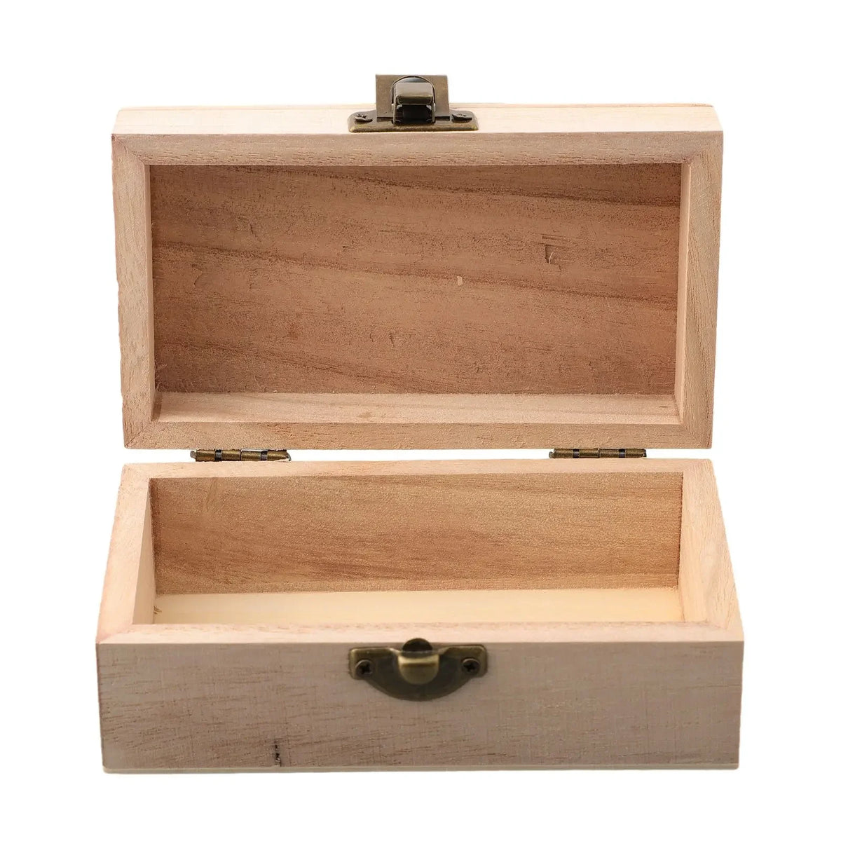 boîtes bois naturel clair lignes apparentes classique cadenas grande taille moyenne petite