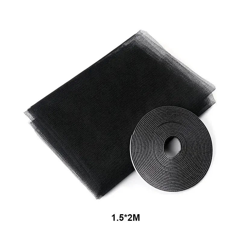 filet anti moustiques adhésif gris clair maille fine moderne fenêtre nylon