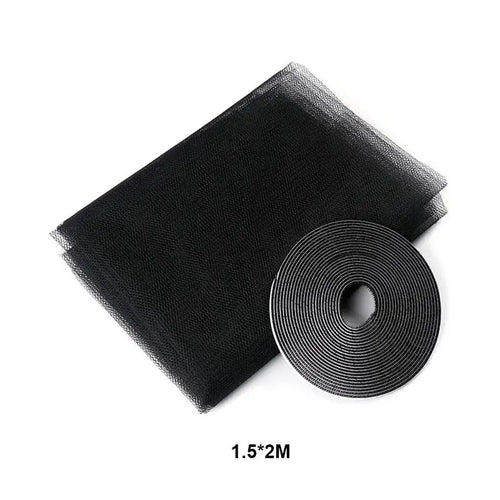 filet anti moustiques adhésif gris clair maille fine moderne fenêtre nylon