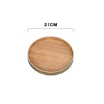 plateau bois moderne minimaliste poignées collations desserts thé naturel brunclair texturesnaturelles opaques