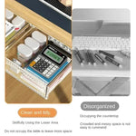 tiroir rangement transparent moderne clips calculatrice stylos lunettes stationneries grandes capacités