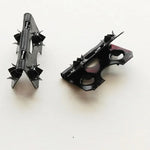 fixations métal noir pointes industriel utilitaire ancrage bois cadre photo diy fournitures framing supplies