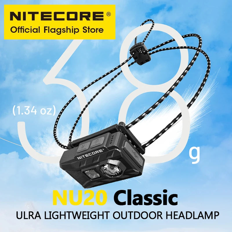 lampe frontale rechargeable usb 360 lumens ip66 étanche randonnée courseextérieur camping