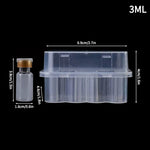 boîte rangement transparente réutilisable tubes tests 3ml pratique modernescrição