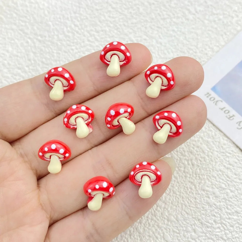 boutons manchette résine rouge rose jaune bleu clair points blancs décoratifs enfantins 14+