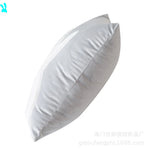 coussin gris clair motif lapin blanc mignon fermeture glissière ultra doux polyester coton jacquard