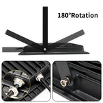 projecteur led moderne 220v 100w 200w 300w noir bras articulé extérieur ip67