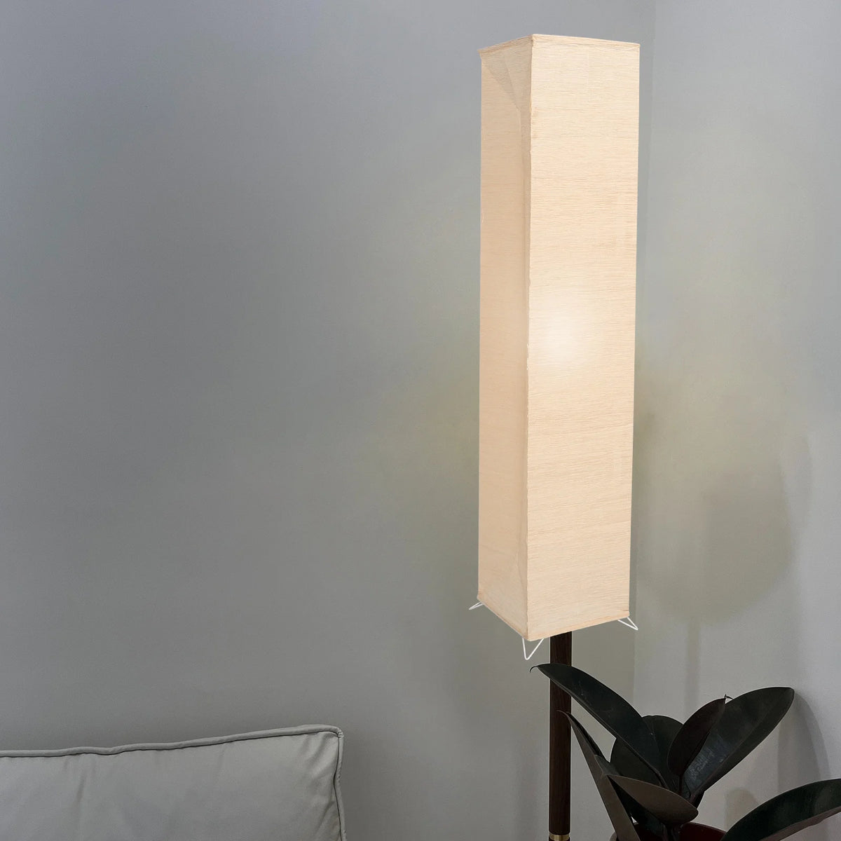abat jour papier beige rayures modernes élégants clips métalliques doux lumière décoration maison