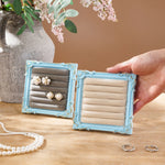 présentoir bijoux bois velours classique vert blanc rouge gris noir femmes