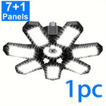 lampes led garage panneaux déformables noirs blancs industriels modernes 360° réglables e26