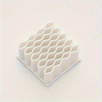 organisateur compartiments blanc tubes pinceaux stylos cartes sd câbles rangement minimaliste utilitaire
