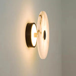 lampe murale moderne marbre blanc noir fixée mur éclairage quotidien chambre salle bainentrée