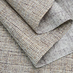 tissu polyester texturé moderne fleurs séchées jaunes feuille bleue antidérapant