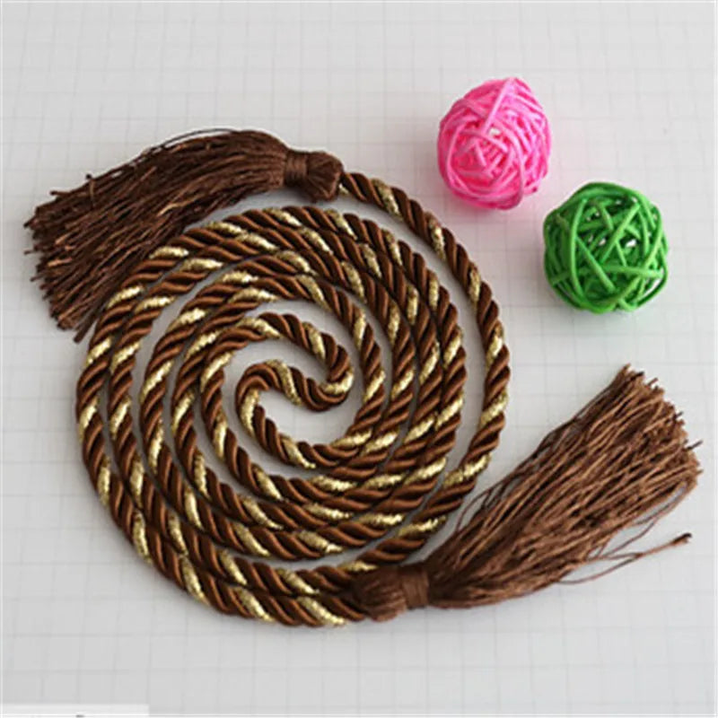rideaux accessoires cordon pompons fibre naturelle animaux motifs fleurs pastorale