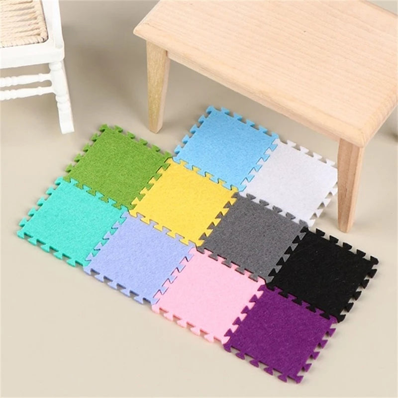 tapis sol modulable bleu clair vert jaune gris rose noir violet moderne pratique adhésif