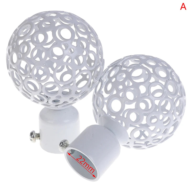 boule suspension moderne noir blanc perforée décorative eyelets 22mm 28mm