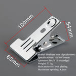 pinces modernes matériaux fer plastique finition chrome noir blanche vis serrage