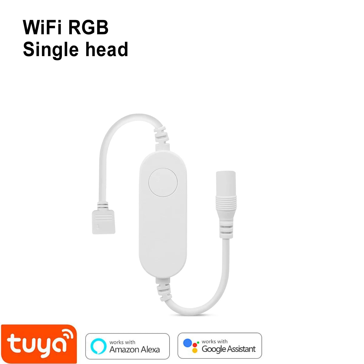 ruban led intelligent blanc moderne controle adhésif app mobile alexa google assistant