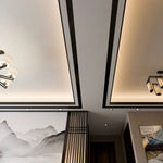 ruban decoratif adhesif or noir blanc marbre brillant moderne mur carrelage porte fenetre