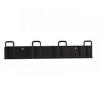 porte verres mural acier inoxydable gris vis moderne cuisine réutilisable fixations incluses