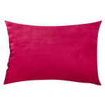 housse coussin velours uni 30x50 cm décoration salon canapé chambre moderne couleur violette
