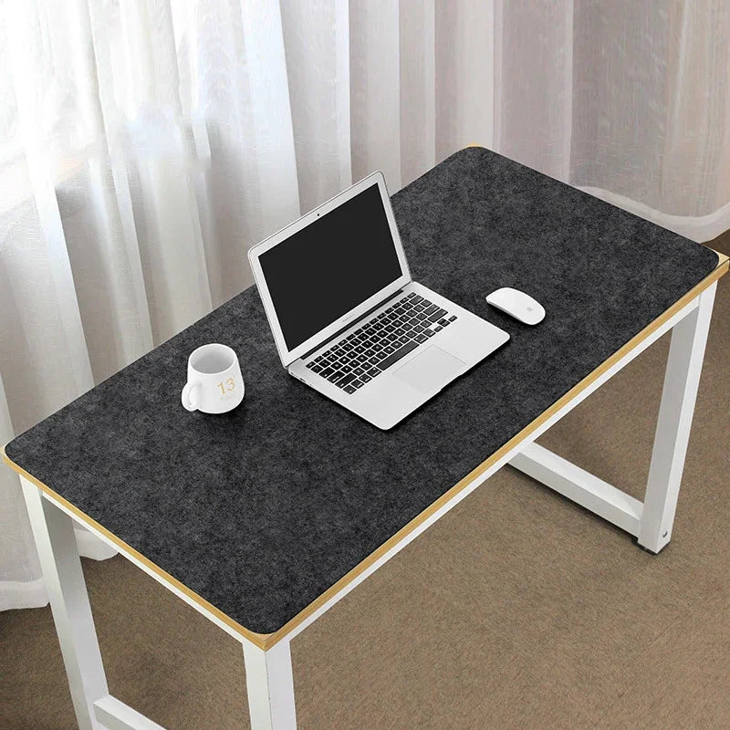 tapis gris texturé moderne durable souris grande taille 120x60cm 90x45cm 80x40cm