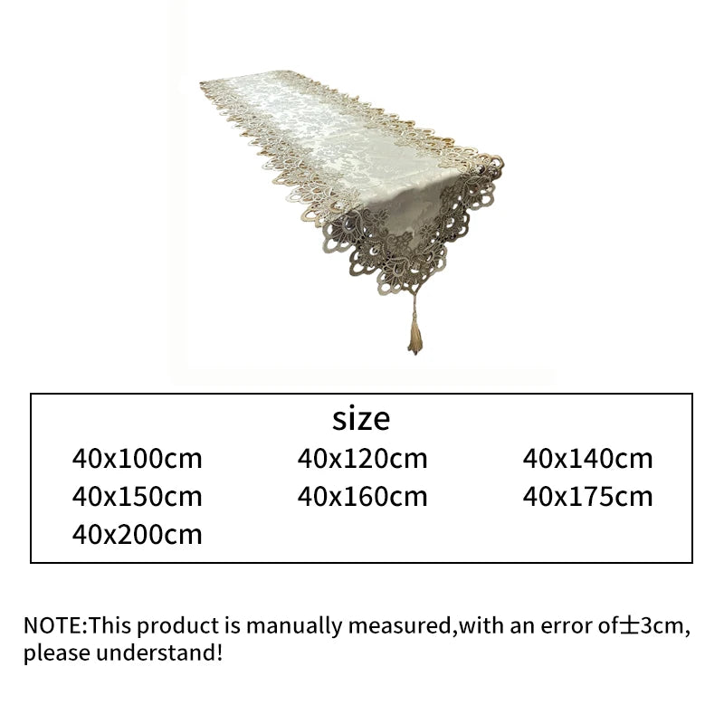 chinois artisanal brodé fleur polyester blanc beige classique élégant pompon table maison