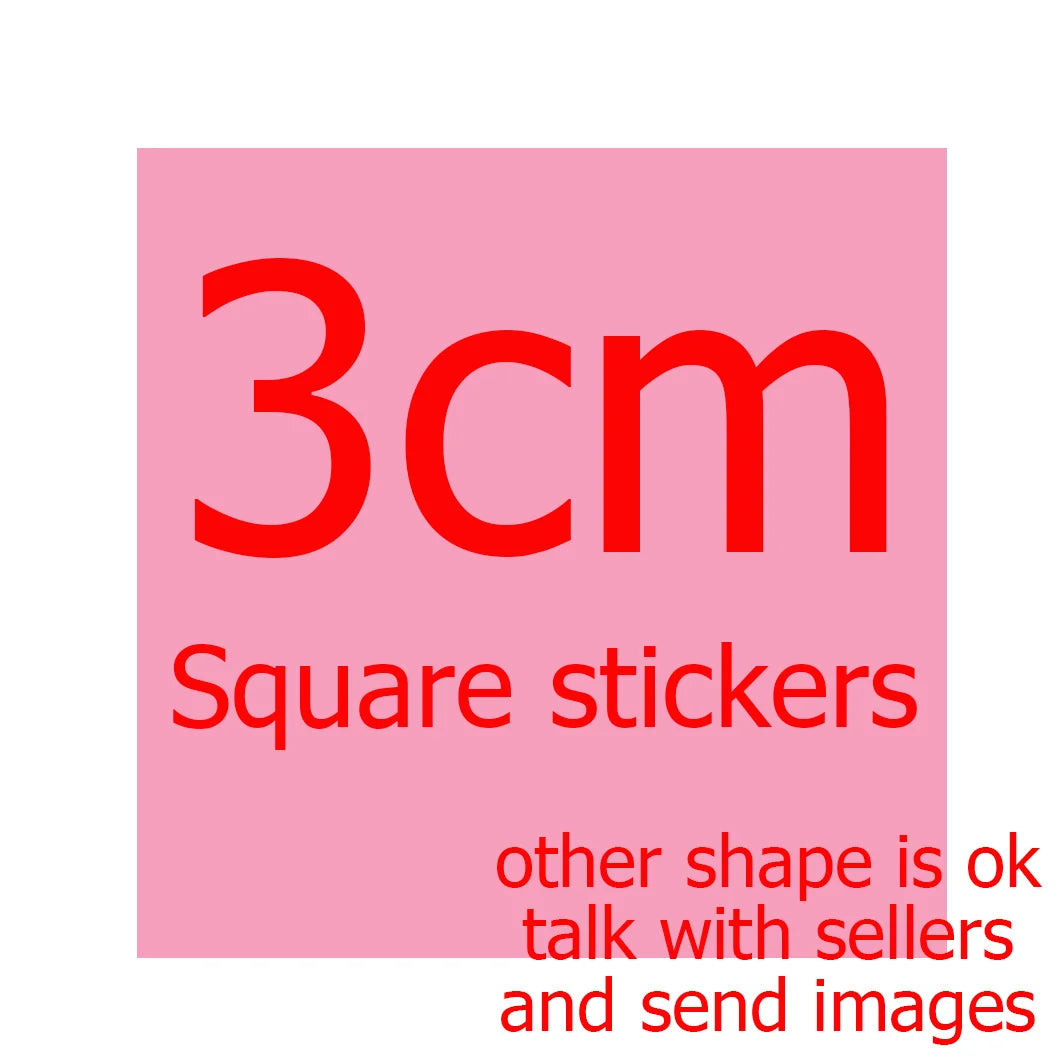 sticker personnalisable adhésif transparent moderne logo fruit flocon neige textes différentes couleurs jaune rose