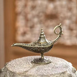 lampe décorative aladdin bronze floral orientaliste fumée effet visuel intérieur décoration maison