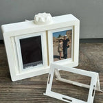 cadre photo 3d moderne blanc photos imprimées clips pratique album photo