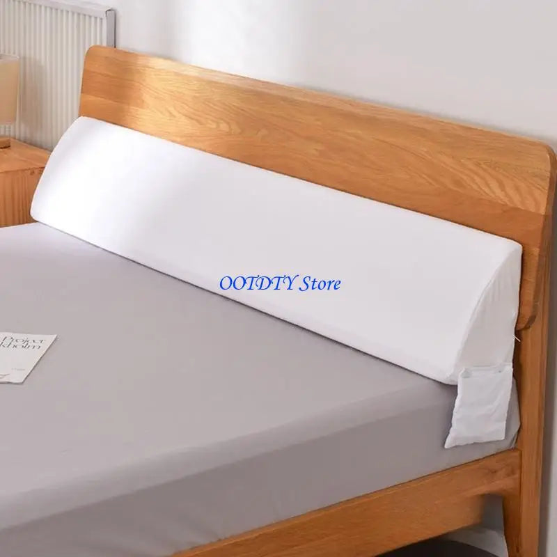 oreiller mousse mémoire forme cale literie tissu polyester blanc gris moderne minimaliste boucle attaches