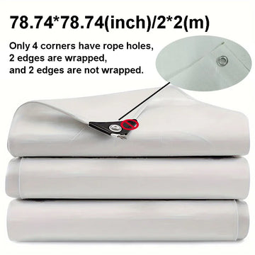 voile d'ombrage blanc imperméable anti uv résistante camping jardin patio
