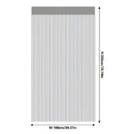rideau bohème semi transparent bois beige doré blanc salon decoration