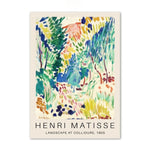 tableau toile art abstrait paysage moderne peinture mur salon décoration maison cadre bois noir