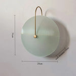 lampe murale moderne transparente rayures fines chambre coucher salle bain éclairage quotidien led verre
