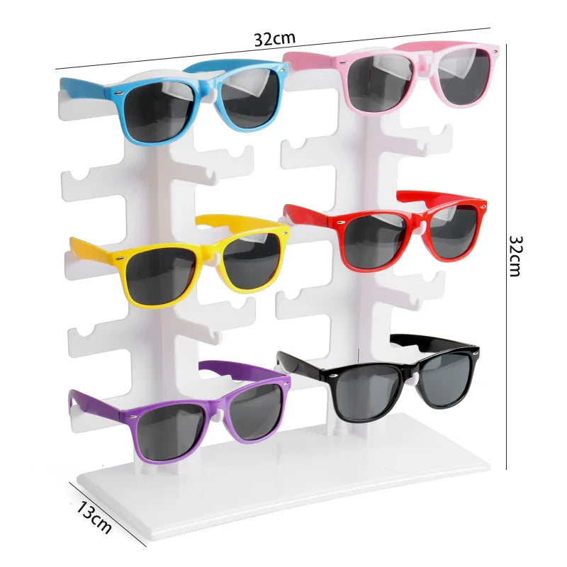 présentoir moderne lunettes clips acrylique niveaux rangement opticien