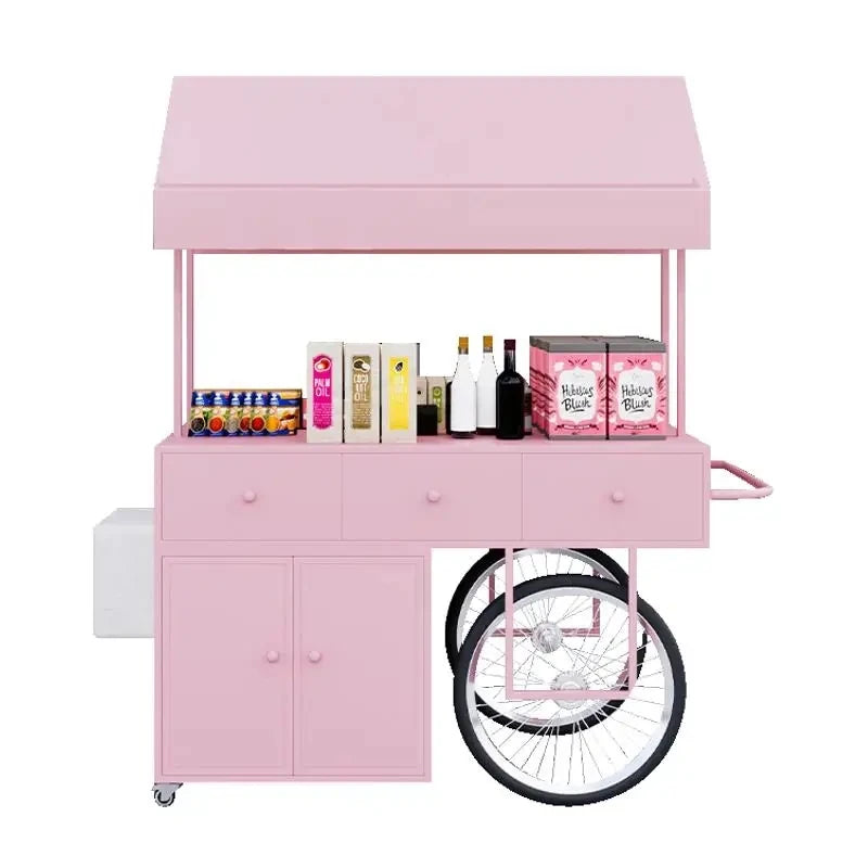 chariot roues trois auvent moderne divers produits emballés commercialDecoration mariage anniversaireMETAL