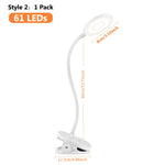 lampe table rechargeable rose pinces moderne couleurs ajustable batterie intégrée