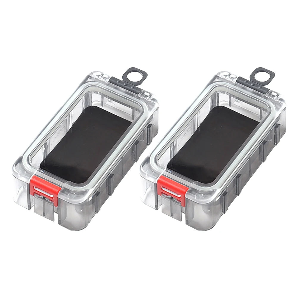 boîtes pêche transparentes accessoires carpe outils hameçons leurre pratique compactes boucle verrouillage paillettes crochets