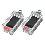 boîtes pêche transparentes accessoires carpe outils hameçons leurre pratique compactes boucle verrouillage paillettes crochets
