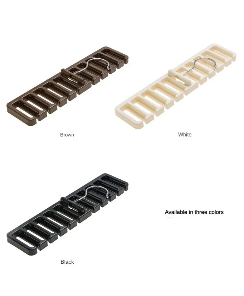 porte ceintures multifonctionnels marron blanc noir compartiments clips organisateur moderne.storage