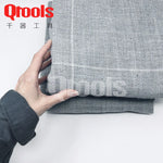 tissu polyester gris rayures blanches texture moderne 100x200cm 150x200cm 200x200cm bricolage tapis électrique customizable