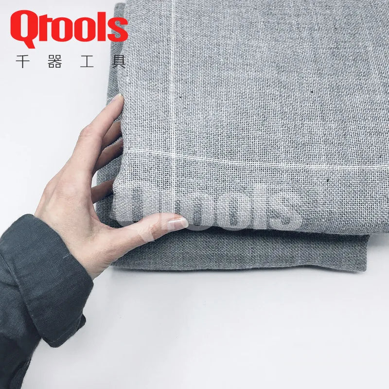 tissu polyester gris rayures blanches texture moderne 100x200cm 150x200cm 200x200cm bricolage tapis électrique customizable